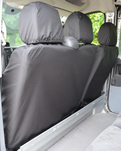 RK Accessories Quilted Diamond Leather Seat Covers For Citroen Dispatch Van HDI – Grey Front Pair 2002-2020