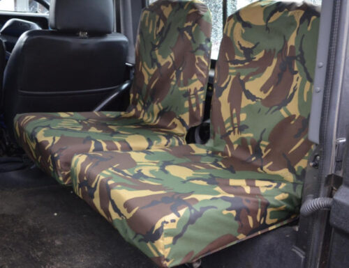 Land Rover Defender Back Seat Covers - Camo Land Rover Defender Back Seat Covers - Camo