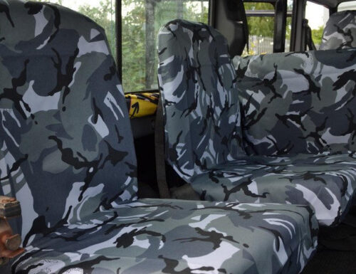 Land Rover Defender Back Seat Covers - Camouflage Land Rover Defender Back Seat Covers - Camouflage