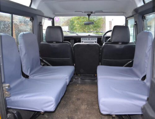 Land Rover Defender Inward Facing Seat Covers - Grey Land Rover Defender Inward Facing Seat Covers - Grey