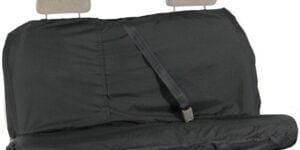 Waterproof Rear Seat Cover in Black